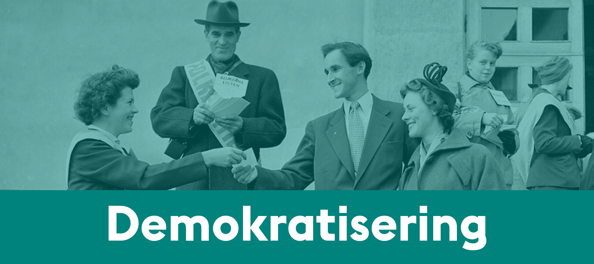 Stadsarkivets skolvisning tema demokratisering Länk till Stadsarkivets skolvisning tema demokratisering