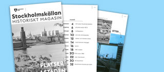 Illustrativ bild: Tre sidor ur en tidning med text och bild