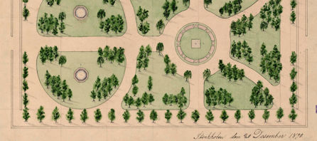 Lindhagenplanen och parker på bergen 1850–1900