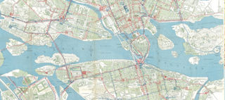 Karta från 1956