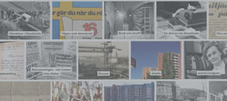 Dekorativ illustration: Collage av bilder