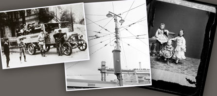 Bredda temat med historiska bilder
