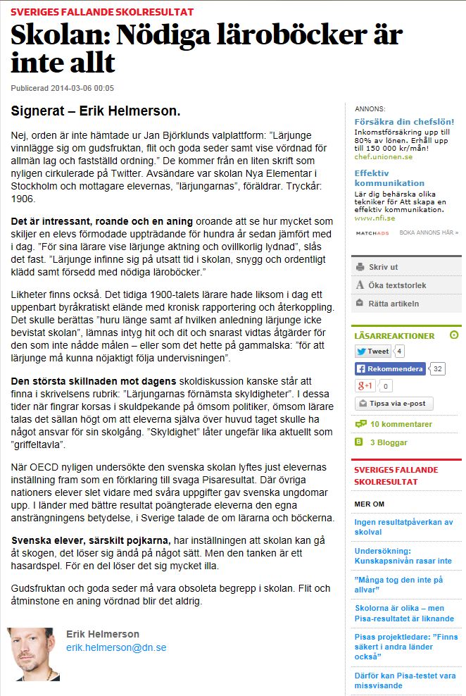 Tidningsartikel