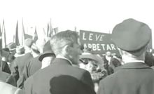 Film från första majdemonstrationen 1937 - Carl-Emil Englunds samling