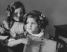 Montessorimetod i Anna Schuldheis skola - film 1915