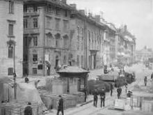 Skeppsbron. Slusstrafiken
