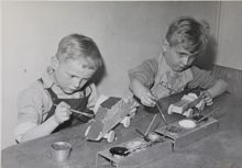 Målande barn i "storbarnkammare" - Socialpedagogiska seminariet