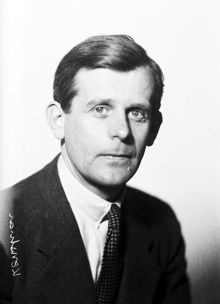 Porträtt av Hugo Zuhr (1895-1971), konstnär