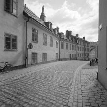 Bastugatan 6. Fasad mot Pryssgränd