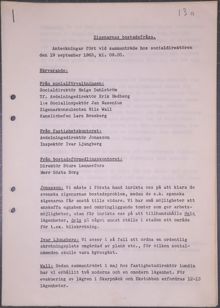 Sammanträde om var romerna ska bo