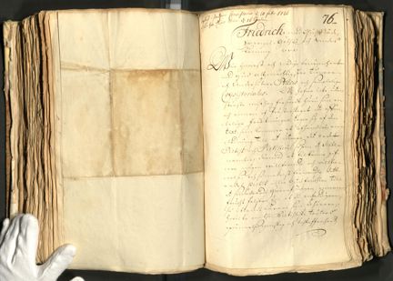 Kungen skriver till landets präster om hur de ska förhålla sig till de så kallade pietisterna 1726.