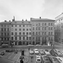 Västra sidan av Brunkebergstorg. Kv. Wahrenberg