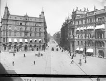Stureplan sedd mot Sturegatan