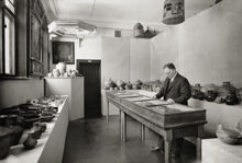 Johan Gunnar Andersson i Östermalmsfängelset 1925
