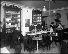 Interiör från kafélokal