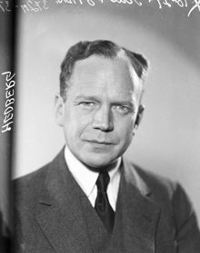 Porträtt av Anders Hedberg, bror till Olle (Carl Olof) Hedberg som var ledamot av Svenska Akademien från 1957