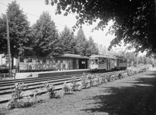 Kyrkogårdsvägen, hållplats för spårvagnar