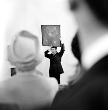 Carlo Derkert visar konst på Moderna Museet