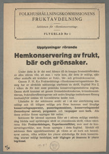 Ta vara på frukten!