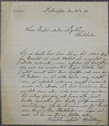 Hur mycket arsenik ska man ta mot blekhet och magerhet? Brev till Dr Anton Nyström 1892