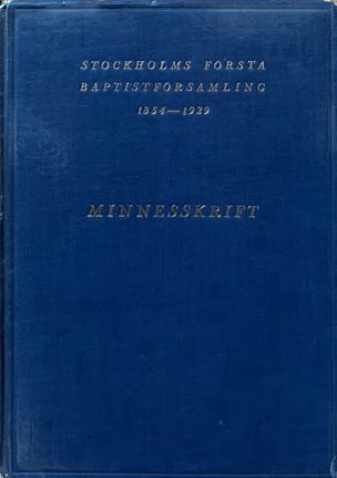 Omslag Stockholms första baptistförsamling