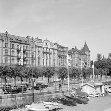 Kvarteret Bajonetten. Strandvägen 53-57 från Djurgårdsbron