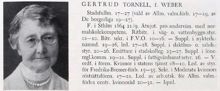 Gertrud Törnell, f. Weber, ledamot av Stadsfullmäktige