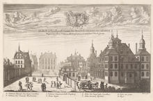  Magnus Gabriel de la Gardies palats i Stockholm från Jacobs kyrka