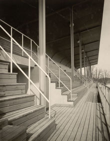 Den nya läktaren, Kristinebergs Idrottsplats, maj 1933