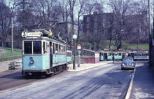 Spårvagnar vid Waldemarsudde
