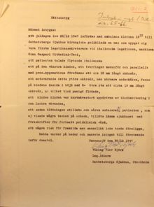 Rättsintyg  rörande den skadade legationssekreteraren Gian Gaspari Cittadini-Ceci