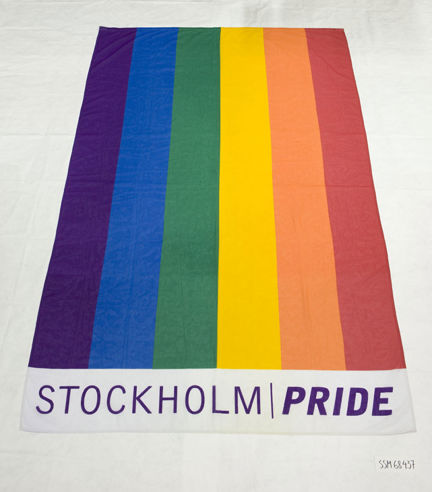 Regnbågsflagga från Stockholm Pride
