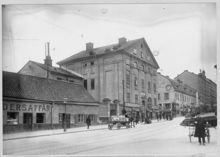 Götgatan den 20 april 1920 med Lillienhoffska huset