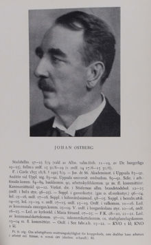 Johan Östberg. Ledamot av stadsfullmäktige 1897-1925