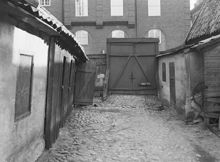 Rehnsgatan 20. Gårdsinteriör