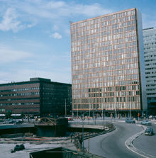 EPA-varuhuset, femte hötorgshuset och byggandet av fontänen vid Sergels Torg