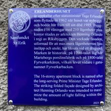 Erlanderhuset (Lysbomben 1), Fyrverkarbacken 21-27
