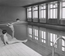 Aspuddsbadet - simhallen 1951