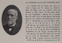 Henrik Ragnar Törnebladh. Ledamot av stadsfullmäktige 1881-1906 