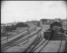Spårområdet vid Norra Station
