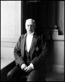 Porträtt av herr Odelberg, direktör för Gustavsbergs porslinsfabrik 