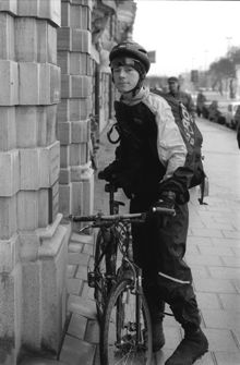 Cykelbud på Strandvägen, Östermalm