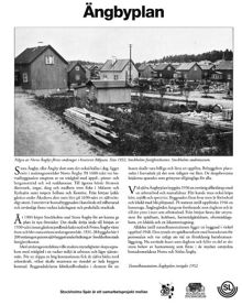 Ängbyplan - kort beskrivning av områdets historia