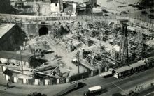 Katarinatunneln, Foto från Katarinahissen 1932