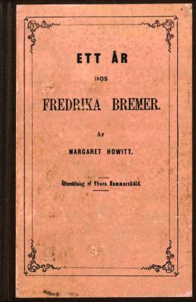 Omslagsbild Ett år hos Fredrika Bremer