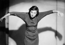 Porträtt av Birgit Åkesson, koreograf och dansare (arbetade bl. a. på Kungliga Operan i Stockholm på 1950-talet).