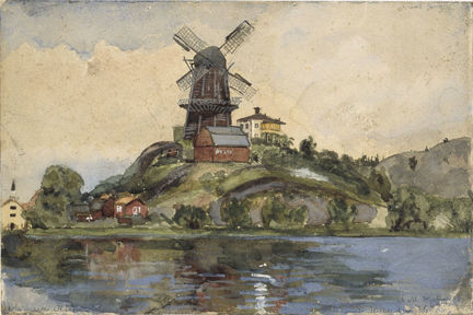 En kvarn på Danviksklippan