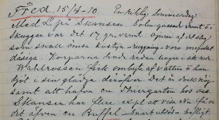 Svante Gustaf Borin träffar en "wahlross"...