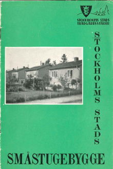Stockholms stads småstugebygge 1936
