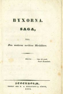 Byxorna. Saga till den moderna verldens skräddare